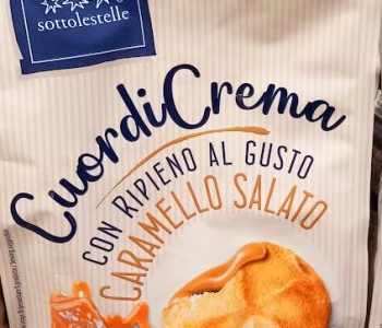 Cuor di crema “sottolestelle”con ripieno al caramello salato gr 200